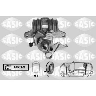 Étrier de frein arrière droit SASIC OEM 8N0615424