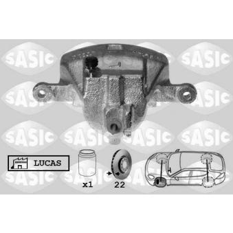 Étrier de frein avant gauche SASIC OEM 410112F521