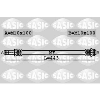 Flexible de frein SASIC OEM 1323641