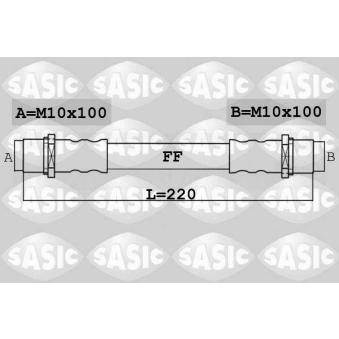 Flexible de frein SASIC OEM 562302