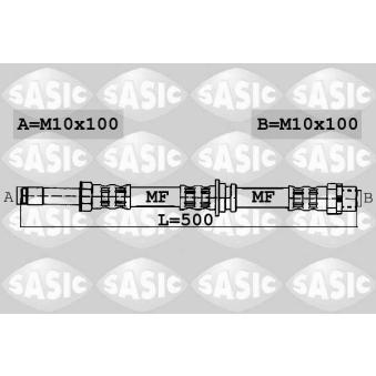 Flexible de frein SASIC OEM 34301165174 Flexible de frein SASIC OEM 34301165174