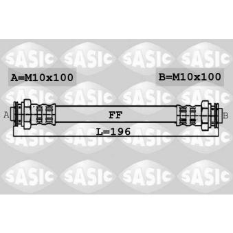 Flexible de frein SASIC OEM 6U0611707