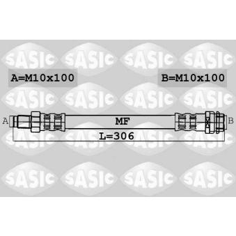Flexible de frein SASIC OEM A2104280035