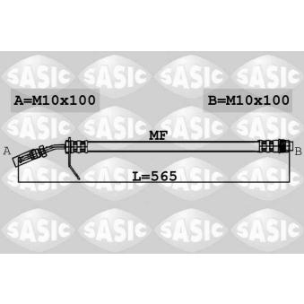 Flexible de frein SASIC OEM 4500132