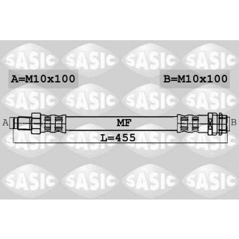 Flexible de frein SASIC OEM 34321159717