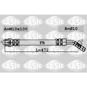 Flexible de frein SASIC OEM 462105F010