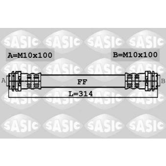 Flexible de frein SASIC OEM 9094702C30