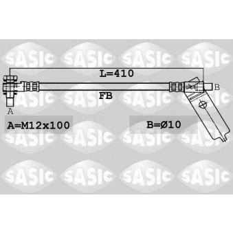 Flexible de frein SASIC OEM 4525718