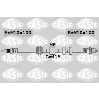Flexible de frein SASIC OEM 1671020