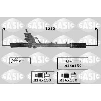Crémaillière de direction SASIC OEM 8Z1423052C