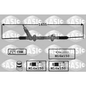 Crémaillière de direction SASIC OEM 9014604300