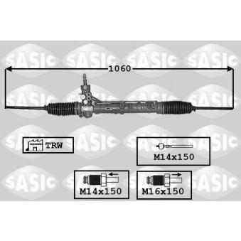 Crémaillière de direction SASIC [7006053]
