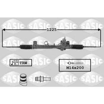 Crémaillière de direction SASIC OEM 5026739