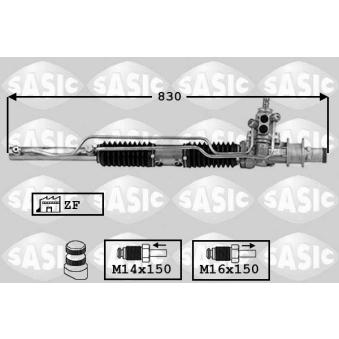 Crémaillière de direction SASIC OEM 900267 Crémaillière de direction SASIC OEM 900267