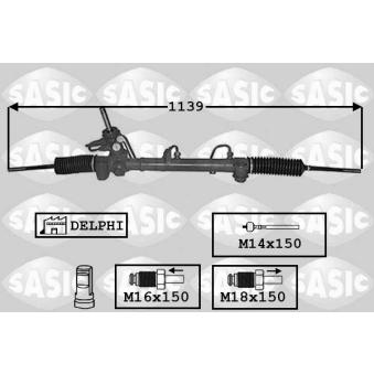 Crémaillière de direction SASIC OEM 900363 Crémaillière de direction SASIC OEM 900363
