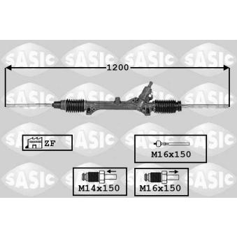 Crémaillière de direction SASIC OEM 4000K8