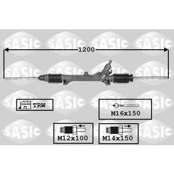 Crémaillière de direction SASIC OEM 4000K9