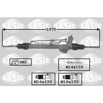 Crémaillière de direction SASIC 7006108