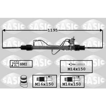 Crémaillière de direction SASIC 7006109