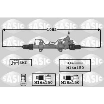Crémaillière de direction SASIC OEM 7701467497