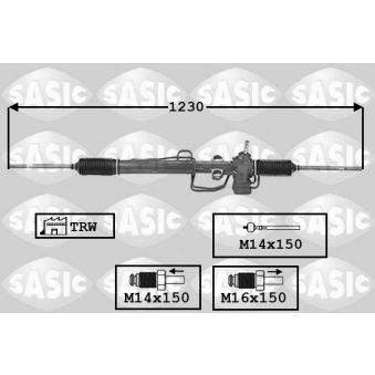 Crémaillière de direction SASIC 7006125