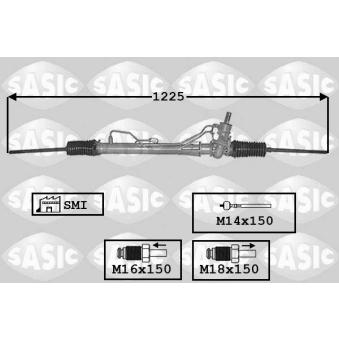 Crémaillière de direction SASIC OEM 7701429506