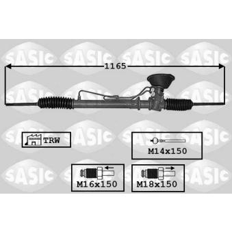 Crémaillière de direction SASIC OEM 7701352455