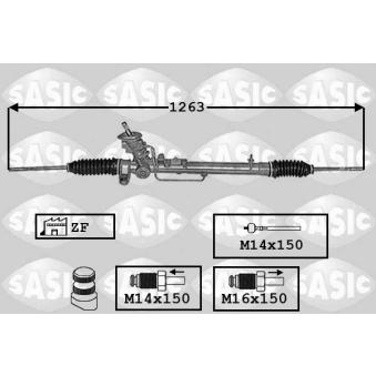 Crémaillière de direction SASIC OEM 1J1422063NX Crémaillière de direction SASIC OEM 1J1422063NX