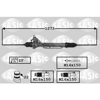 Crémaillière de direction SASIC OEM 1H1422061DX