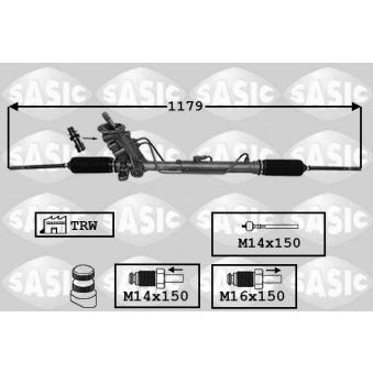 Crémaillière de direction SASIC OEM 6Q1423061MX Crémaillière de direction SASIC OEM 6Q1423061MX