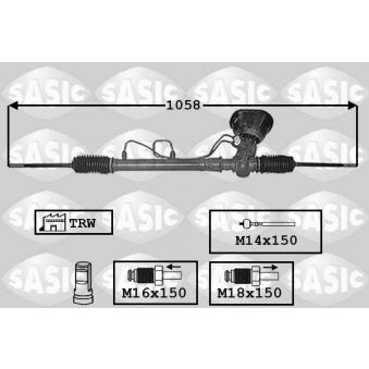 Crémaillière de direction SASIC OEM 7700435644