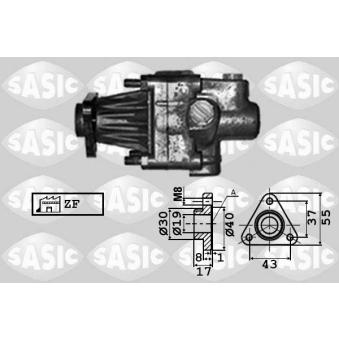 Pompe hydraulique, direction SASIC 7076011