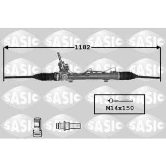 Crémaillière de direction SASIC OEM 9677198680