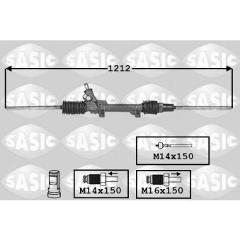 Crémaillière de direction SASIC OEM 4000CK