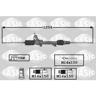 Crémaillière de direction SASIC OEM 4000V4 Crémaillière de direction SASIC OEM 4000V4