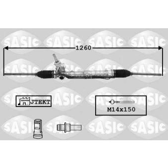 Crémaillière de direction SASIC OEM 4000ZW