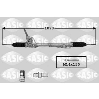 Crémaillière de direction SASIC 7170056 pour FIAT DUCATO 1.6 THP - 163cv