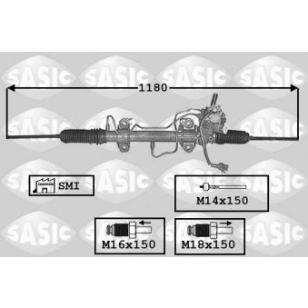 Crémaillière de direction SASIC OEM 7701469044
