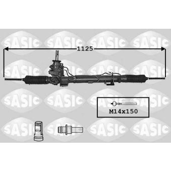 Crémaillière de direction SASIC 7174020 pour RENAULT ESPACE 2.0 - 170cv