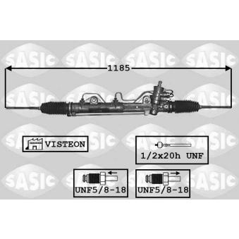 Crémaillière de direction SASIC OEM 1354155