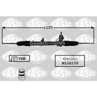Crémaillière de direction SASIC OEM 46455726 Crémaillière de direction SASIC OEM 46455726