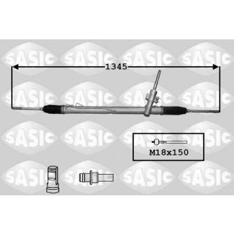 Crémaillière de direction SASIC 7176060 pour FORD MONDEO 1.6 Ti - 110cv