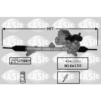 Crémaillière de direction SASIC 7176064 pour FIAT STILO John Cooper Works - 211cv