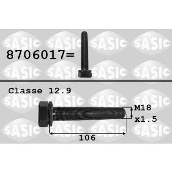 Vis de poulie SASIC OEM N90498002