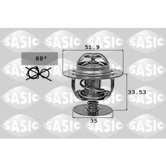 Thermostat d'eau SASIC OEM 6169774