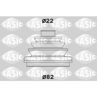 Soufflets de cardan avant SASIC OEM 1603180