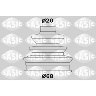 Soufflets de cardan avant SASIC OEM 127141537A Soufflets de cardan avant SASIC OEM 127141537A