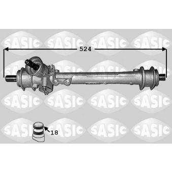 Crémaillière de direction SASIC OEM 191419063C