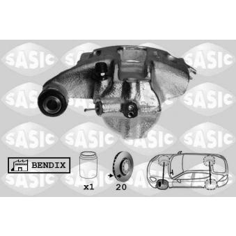 Étrier de frein avant gauche SASIC OEM 9567477080