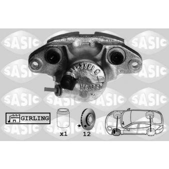 Étrier de frein avant gauche SASIC OEM 6001547616
